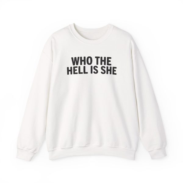Nessa Barrett Who The Hell Is She Unisex Heavy Blend™ Crewneck Sweatshirt