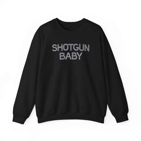 Nessa Barrett Shotgun Baby Rhinestone Unisex Heavy Blend™ Crewneck Sweatshirt