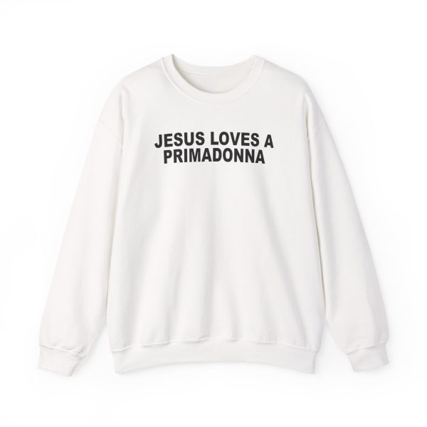 Nessa Barrett Jesus loves a primadonna Unisex Heavy Blend™ Crewneck Sweatshirt