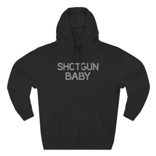 Nessa Barrett Shotgun Baby Rhinestone Three-Panel Fleece Hoodie