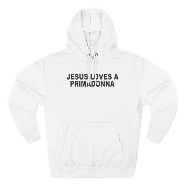Nessa Barrett Jesus loves a primadonna Three-Panel Fleece Hoodie